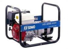 Бензиновый генератор SDMO HX 6000 C (HX 6000 S)
