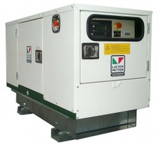 Дизельный генератор Lister Petter LWA 20 3 фазы в кожухе